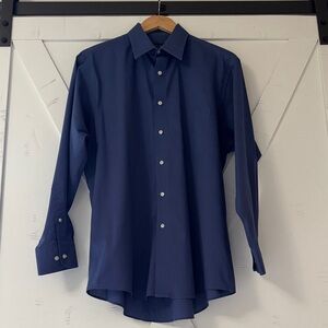 Pierre Cardin Men's Deep Blue Dress Shirt